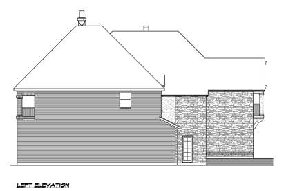 French Country House Plan #5445-00402 Elevation Photo