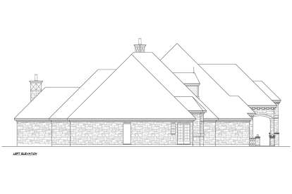 French Country House Plan #5445-00403 Elevation Photo