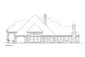French Country House Plan #5445-00403 Elevation Photo