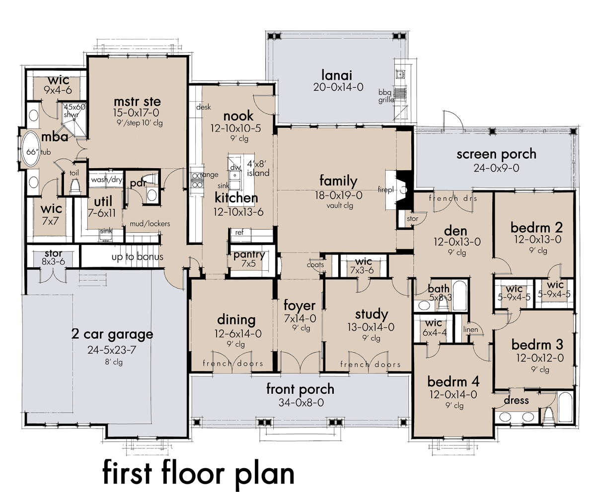 Main Floor for House Plan #9401-00111