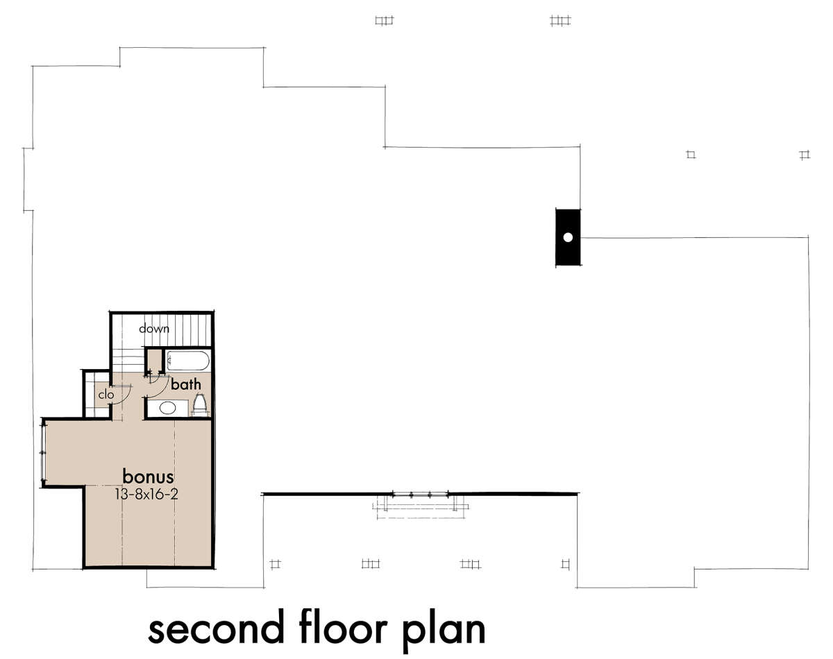 Bonus Room for House Plan #9401-00111
