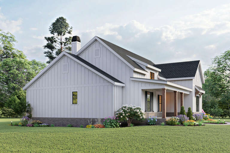 Modern Farmhouse House Plan #009-00293 Elevation Photo