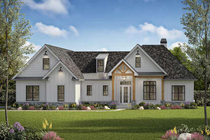 Modern Farmhouse House Plan #699-00277 Elevation Photo