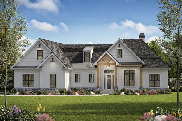 House Plan House Plan #24687 Front Elevation 