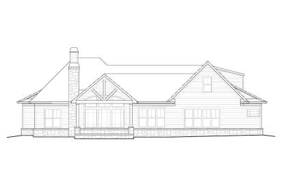 Modern Farmhouse House Plan #699-00277 Elevation Photo