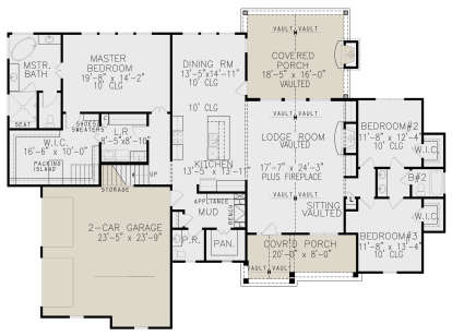 Main Floor for House Plan #699-00277