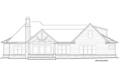 Modern Farmhouse House Plan #699-00278 Elevation Photo