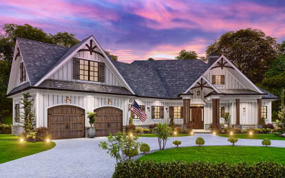 Craftsman House Plan #699-00279 Elevation Photo
