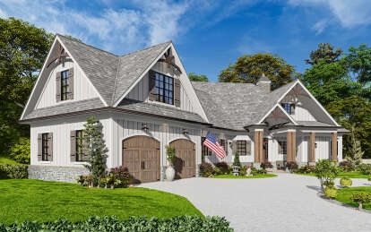 Craftsman House Plan #699-00279 Elevation Photo