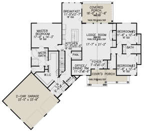 Main Floor for House Plan #699-00279