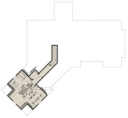 Bonus Room for House Plan #699-00279