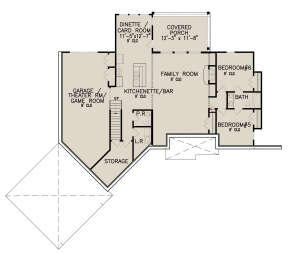 Basement for House Plan #699-00279