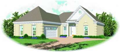 Traditional House Plan #053-00227 Elevation Photo