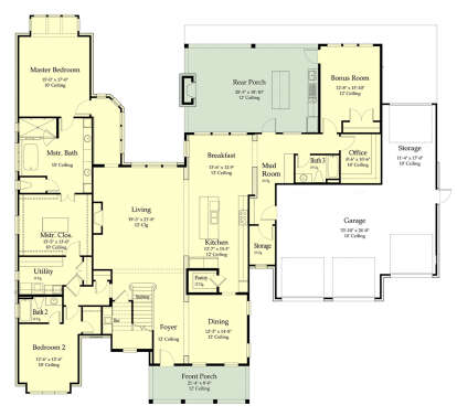 Main Floor for House Plan #7516-00052