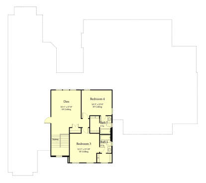 Second Floor for House Plan #7516-00052