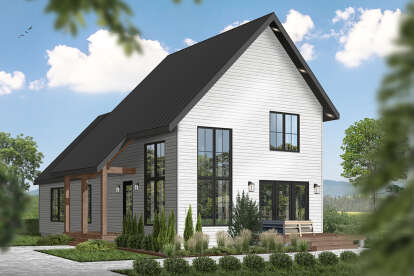 Cottage House Plan #034-01275 Elevation Photo