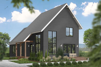 Cottage House Plan #034-01275 Elevation Photo