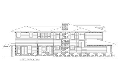Traditional House Plan #5445-00407 Elevation Photo