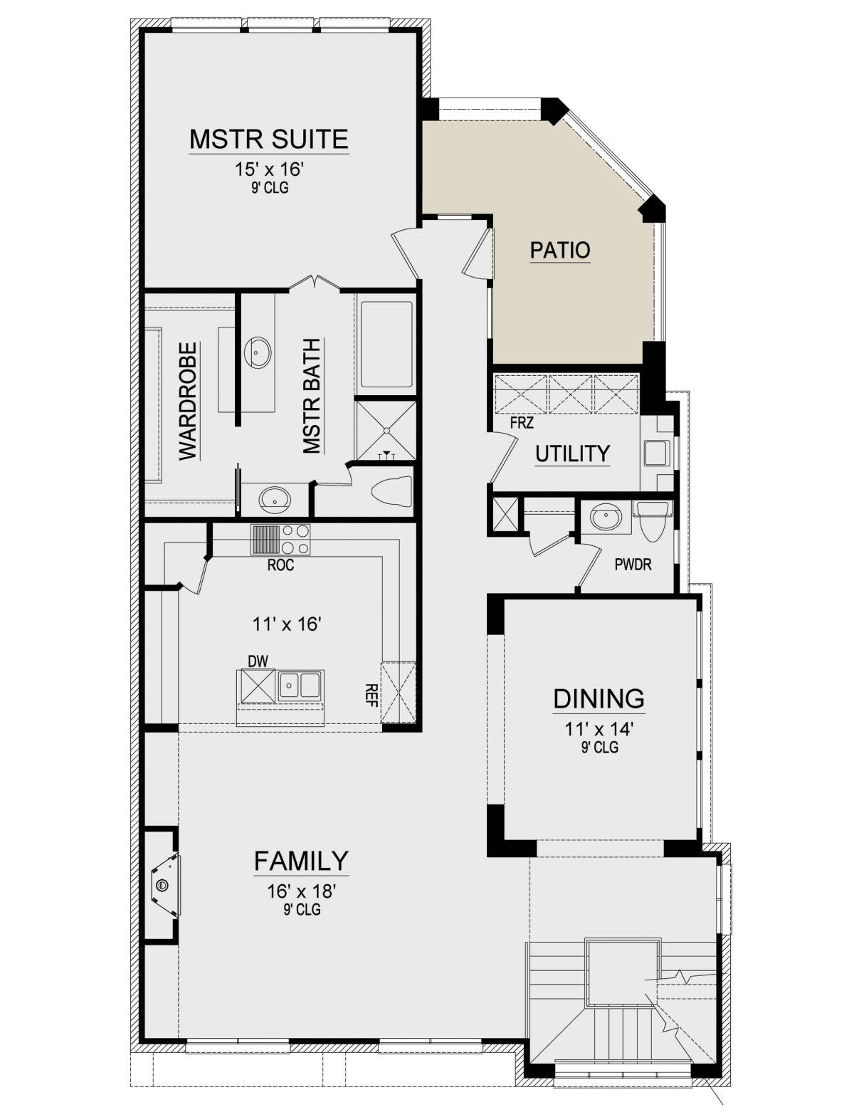 Main Floor for House Plan #5445-00410