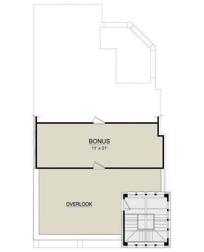 Third Floor for House Plan #5445-00410