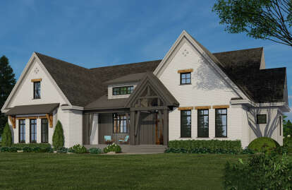 Modern Farmhouse House Plan #098-00324 Elevation Photo