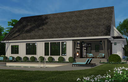 Modern Farmhouse House Plan #098-00324 Elevation Photo