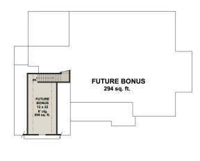 Bonus Room for House Plan #098-00324