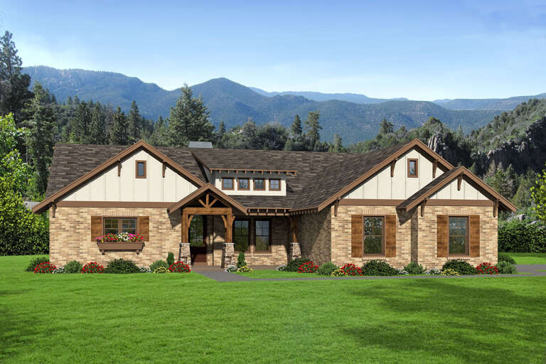 House Plan House Plan #24703 Front Elevation 