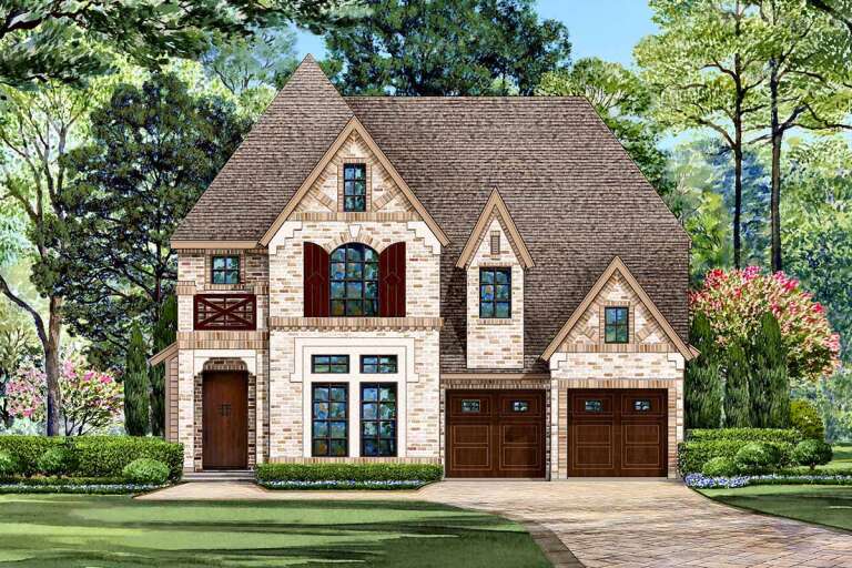 House Plan House Plan #24707 Front Elevation 