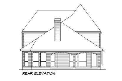 French Country House Plan #5445-00412 Elevation Photo