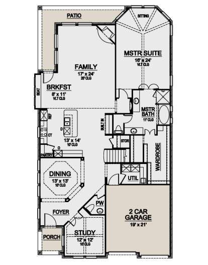 Main Floor for House Plan #5445-00412