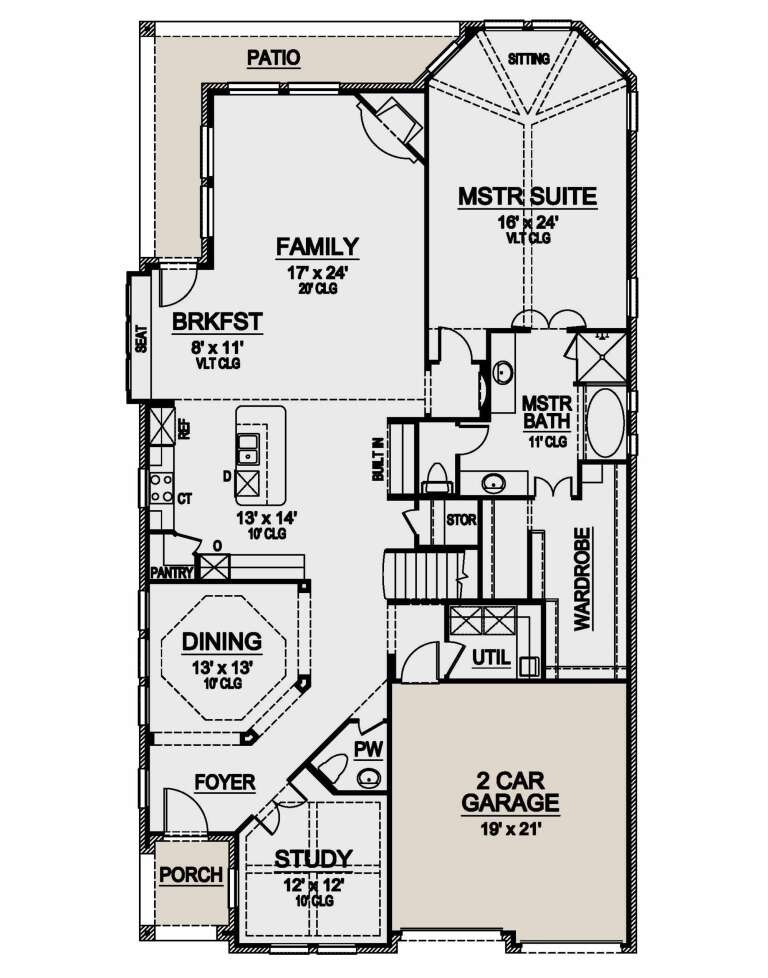 House Plan House Plan #24707 Drawing 1