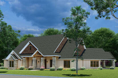 Craftsman House Plan #8318-00166 Elevation Photo