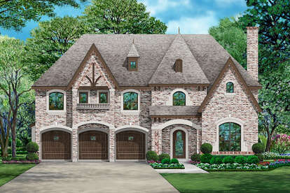 House Plan House Plan #24709 Front Elevation 
