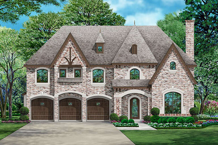 House Plan House Plan #24709 Front Elevation 