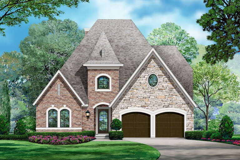 House Plan House Plan #24710 Front Elevation 