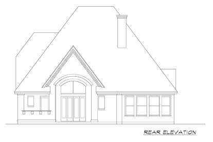 French Country House Plan #5445-00414 Elevation Photo