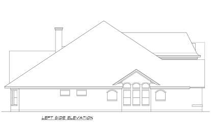 French Country House Plan #5445-00414 Elevation Photo