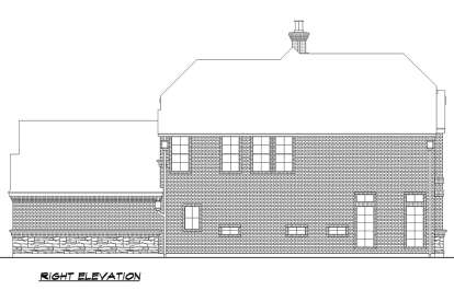 French Country House Plan #5445-00415 Elevation Photo