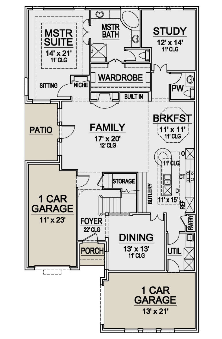 European Plan - 3,441 Square Feet, 3 Bedrooms, 3.5 Bathrooms | Floor ...