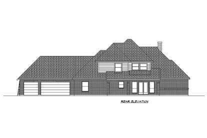 French Country House Plan #5445-00417 Elevation Photo