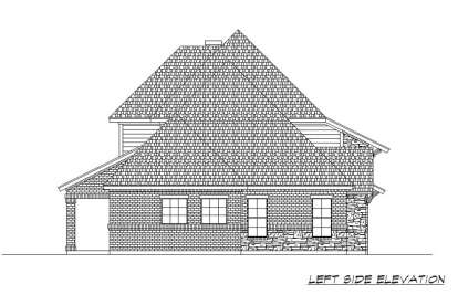 French Country House Plan #5445-00417 Elevation Photo