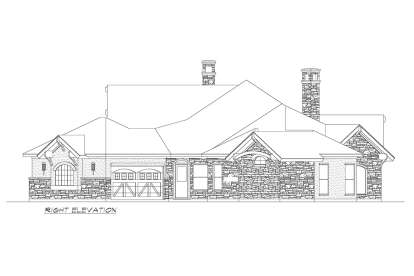 Craftsman House Plan #5445-00418 Elevation Photo