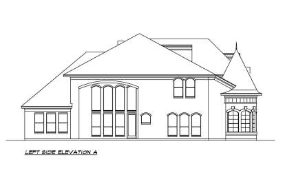 French Country House Plan #5445-00419 Elevation Photo