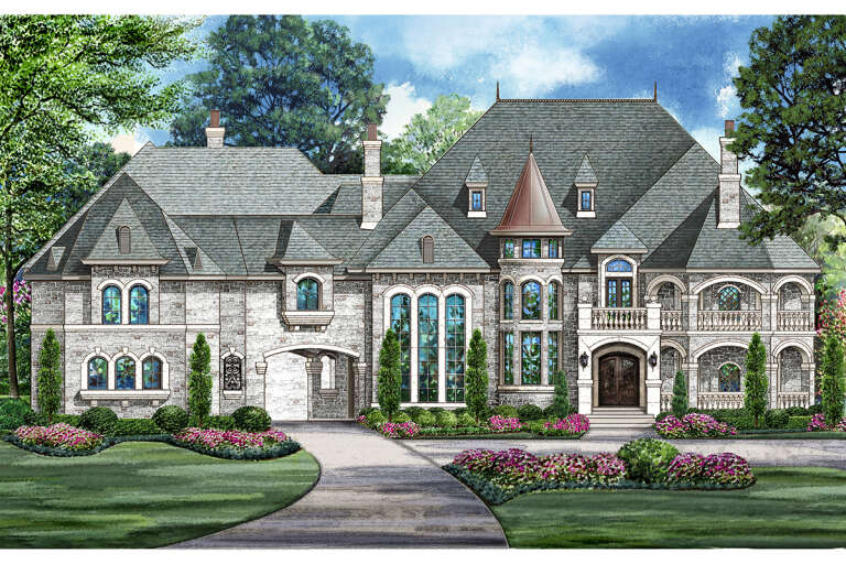 House Plan House Plan #24718 Front Elevation 