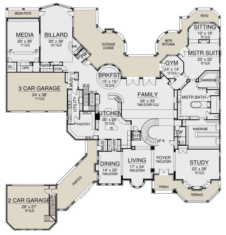 House Plan House Plan #24718 Drawing 1