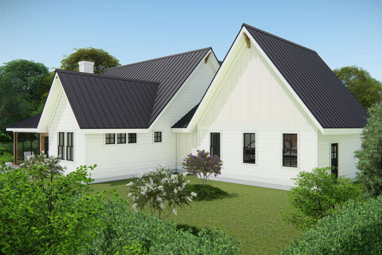 Modern Farmhouse House Plan #3571-00001 Elevation Photo