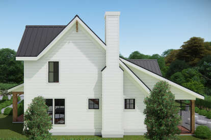 Modern Farmhouse House Plan #3571-00001 Elevation Photo