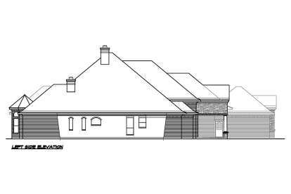 French Country House Plan #5445-00427 Elevation Photo