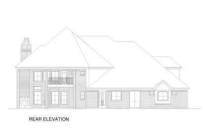French Country House Plan #5445-00429 Elevation Photo